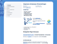 Tablet Screenshot of algemene-ontsmettingen.be